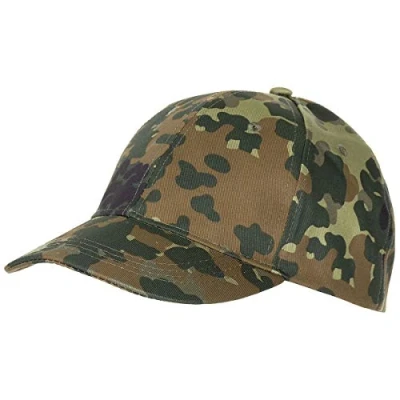 Abbildung von MFH Baseball Cap US Cap, mit Schild, schwarz, größenverstellbar