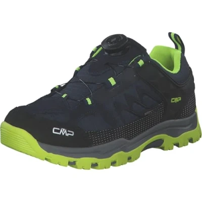 Abbildung von CMP Kiruna Unisex Hikingschuh für Kinder, Größe: 36, Blue/yellow fluo Leder und textil