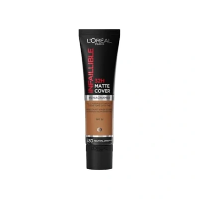 Abbildung von L&#039;Oréal Infallible 24H Matte Cover Foundation 330 Hazelnut