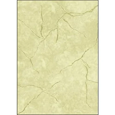 Abbildung von SIGEL DP648 Hochwertiges Struktur Papier / Karton Granit beige, A4, 50 Blatt, Motiv beidseitig, 200 g, Urkundenpapier, aus nachhaltigem