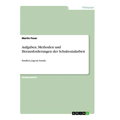 Abbildung von Aufgaben, Methoden und Herausforderungen der Schulsozialarbeit: Kindheit, Jugend, Familie