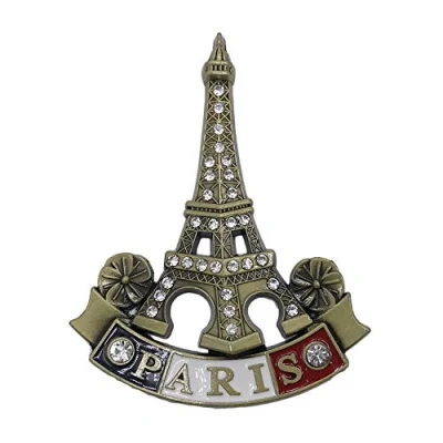 Abbildung von Wedare Magnet Souvenir 3D Diamant Paris Frankreich Kühlschrank Kühlschrankmagnet Tourist Souvenirs Metallhandwerk Magnetische Aufkleber Küche Dekoration Reise Geschenk