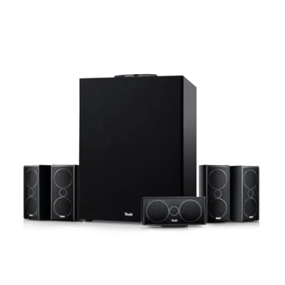 Abbildung von Teufel CONSONO 35 CONCEPT Surround Power Edition &quot;5.1 Set&quot; Lautsprechersystem (Bluetooth, HDMI, AUX, 150 W, Integrierter AV Receiver mit Bluetooth 5.0 Qualcomm® aptX™, sowie HDMI)