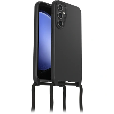 Abbildung von Otterbox React Samsung Galaxy S23 FE Backcover Schwarz mit Kabel