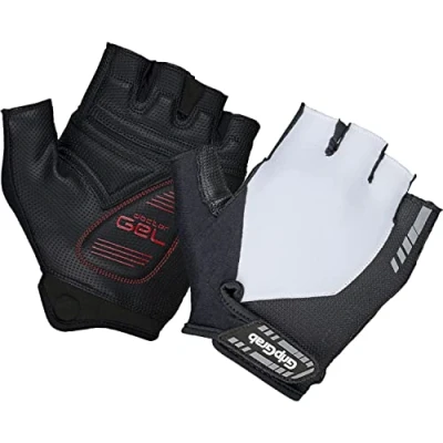 Abbildung von GripGrab ProGel 4mm DoctorGel Polsterung Kurzfinger Fahrradhandschuhe Gepolsterte Fingerlose Sommer Radsport Handschuhe