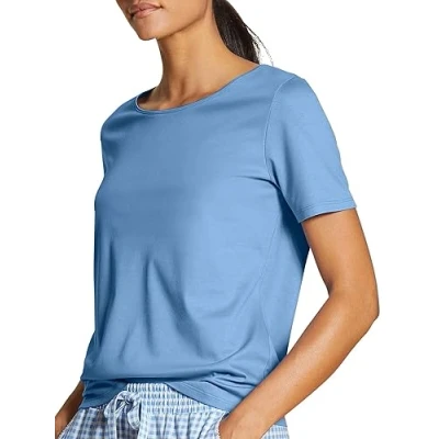 Abbildung von Calida Damen Favourites Old T Shirt, Allure Blue, 32 34