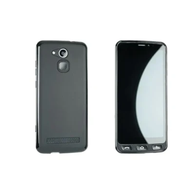 Abbildung von caseroxx Schutz Hülle TPU kompatibel mit Funker E500I Smart Easy, Gummi Handy Tasche schwarz