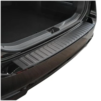 Abbildung von tuning art L3095 Edelstahl Ladekantenschutz passend für Skoda Superb Combi 4, iV Typ 3Y 2024 Pulverbeschichtet, Farbe:Schwarz Pulverbeschichtet