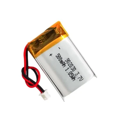 Abbildung von Lithium Polymer Akku 3.7V 500mAh 902030 Wiederaufladbarer Lipo Ion für RC Drohne Flugzeug Zubehörteil
