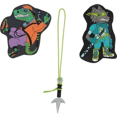 Abbildung von DerDieDas Wechselbuttons Glow 3er Set Funny Fighter