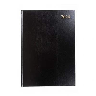 Abbildung von Collins Essential A4 Tagebuch, Wochenansicht, 2024, umweltfreundliches Recyclingpapier, vollständig recycelbar, kompletter Planer täglich, wöchentlich und monatlich, Größe (schwarz)