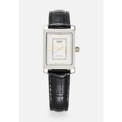 Abbildung von Casio Uhr black/silvercoloured, Damen, Größe: One Size, Black/silver coloured