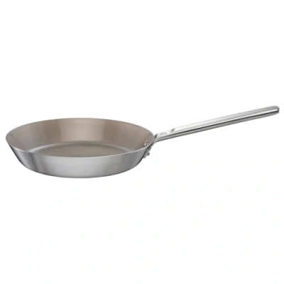 Abbildung von Fiskars Norden Steel Bratpfanne, Ø 26 cm, Für alle Kochfelder geeignet, Mit Antihaftbeschichtung, Edelstahl, 1067632