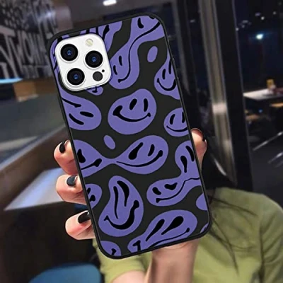 Abbildung von Oynyiqi Lustige Smiley Hülle für Samsung Galaxy A52 A51 A32 A31 A72 A71 A41 A12 A11 A21 A70 A50 A40 A30 A20 A10 A20S A21S Smile Face Cover,XIAOL,A014,A51 4G