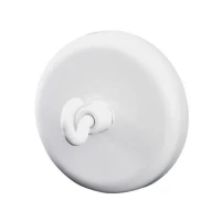 Abbildung von Dahle Kraftmagnet weiß lackiert mit Haken 47mm