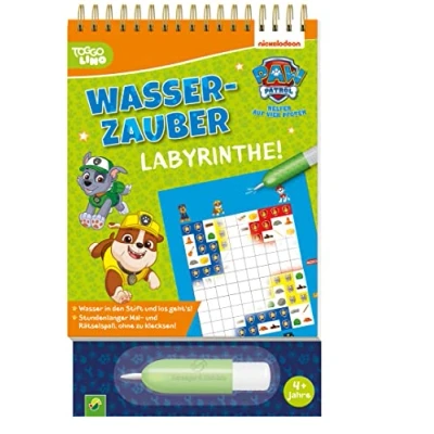 Abbildung von PAW Patrol Wasserzauber Labyrinthe. Einfach mit Wasser malen!: Mal und Rätselbuch Wassertankstift für Kinder ab 4 Jahren