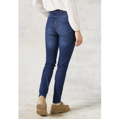 Abbildung von Cecil Jeans Slim Fit, Damen, Größe: 32x32, Blau