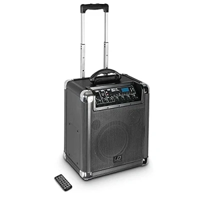 Abbildung von LD Systems Roadjack 10 Batteriegespeister Bluetooth Lautsprecher mit Mixer, schwarz