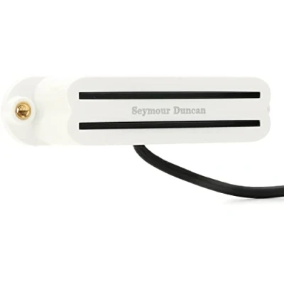 Abbildung von Seymour Duncan SCR 1N W Humbucker Format einfach Cool Rails Strat Micro pour Guitare Electrique Blanc