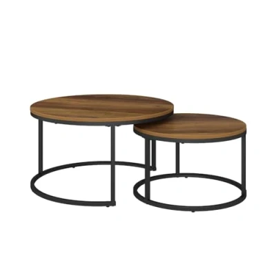 Abbildung von Vicco Couchtisch Montreal, Antikholz, 77 x 40 cm 2 Teile