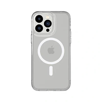 Abbildung von Tech 21 iPhone 14 Pro Evo Clear Kompatibel mit MagSafe Kratzfeste, Stoßdämpfend Phone Case 3,6 m Multi Drop Schutz, T21 9841
