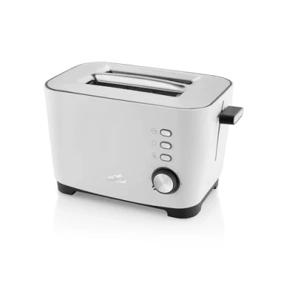 Abbildung von eta Toaster &quot;Ronny ETA316690000&quot;, 2 kurze Schlitze, für Scheiben, 800 W, weiß, in einem edlen Design und 7 Bräunungsstufen