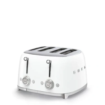 Abbildung von Smeg Toaster &quot;TSF03WHEU&quot;, 4 kurze Schlitze, 3000 W