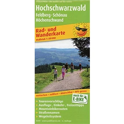 Abbildung von Hochschwarzwald, Feldberg Schönau Höchenschwand: Rad und Wanderkarte mit Ausflugszielen, Einkehr &amp; Freizeittipps, Mountainbikerouten, ... 1:50000 (Rad Wanderkarte: RuWK)