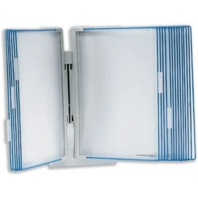 Abbildung von Tarifold Office Wandanzeigegerät mit 5 aufsteckbaren Indexzungen und 10 Taschen A4 Blau Ref. 714301