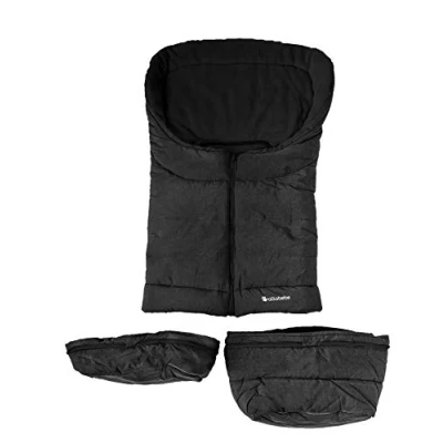 Abbildung von Altabebe AL2211P 01 Winterfußsack 2 in 1 Alpin Kollektion, dunkelgrau/schwarz…