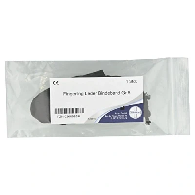 Abbildung von Fingerling Leder Gr.8 m.Bindeband 1 St