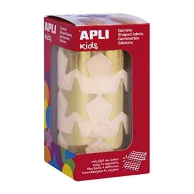 Abbildung von APLI 17866 Gomets Sterne 33 mm metallic gold