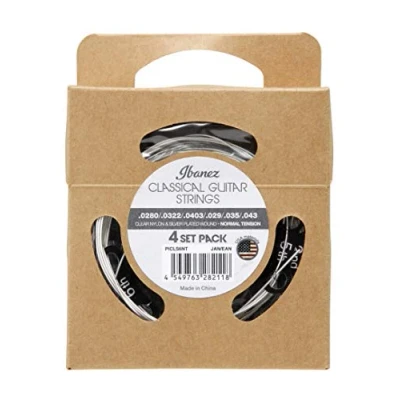 Abbildung von Ibanez PICLS6NT Multipack Classical Guitar Strings 6 string 4 Set Pack