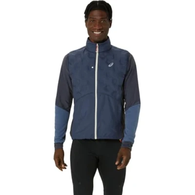 Abbildung von Asics ROAD Winter VEST Weste, Herren, Größe: Large, Midnight