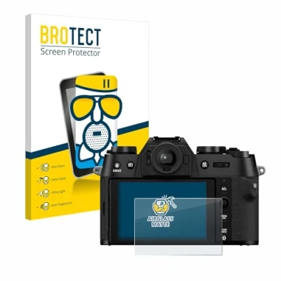 Abbildung von BROTECT Entspiegelungs Schutzglas für Fujifilm X T50 Schutz Folie Panzerfolie Glas Matt [Extrem Kratzfest 9H, Anti Reflex, Fingerprint]