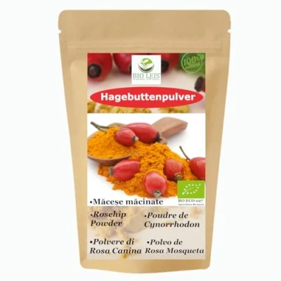 Abbildung von BIO Hagebuttenpulver I 1 kg Hagebutte gemahlen aus kontrolierter Wildsammlung