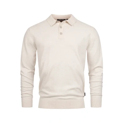 Abbildung von Indicode Jeans Inchips Strickpullover, Herren, Größe: Small, Ecru mix