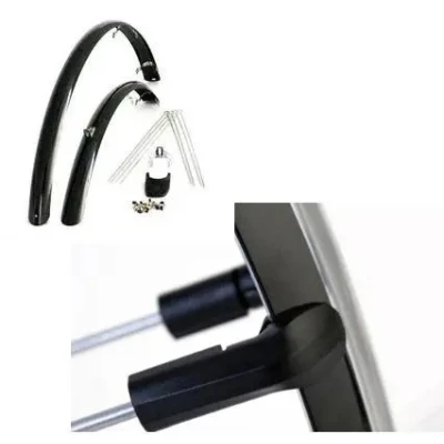 Abbildung von Schutzblech Satz Eurofender Rapido 28&quot; X 46 Mm Schwarz