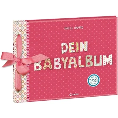 Abbildung von Dein Babyalbum (Mädchen rosa): Eintragbuch, Erinnerungsbuch, Geschenkbuch zur Geburt