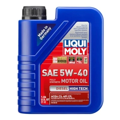 Abbildung von LIQUI MOLY Diesel High Tech 5W 40 1 L Synthesetechnologie Motoröl Art. Nr.: 1331, farblos