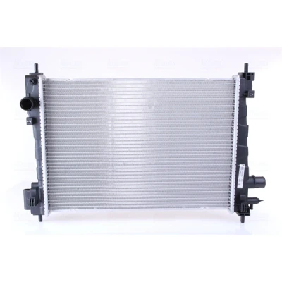 Abbildung von NISSENS 630796 Kühler, Motorkühlung Aluminium 520 368 16 Kühlrippen gelötet