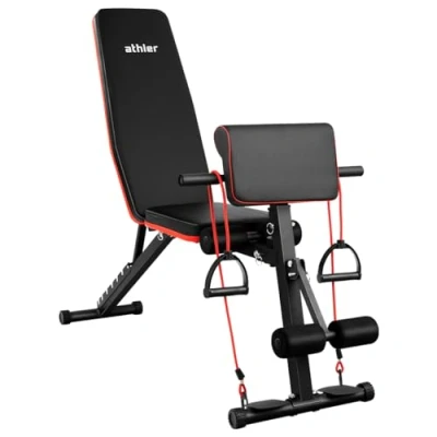Abbildung von Verstellbare Trainingsbank Hantelbank Athler Gorilla 5.0 mit Gebetsstange