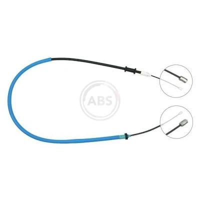 Abbildung von A.B.S. K15628 Handbremsseil 1421 Trommelbremse RENAULT: Kangoo I, I Rapid, II / Grand