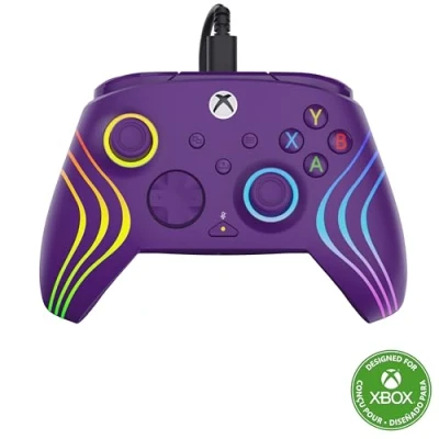 Abbildung von Turtle Beach Afterglow Wave Controller Lila Wired RGB Gaming Lizenziert für Xbox Series X oder S, One und Windows