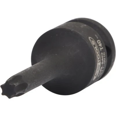 Abbildung von KS TOOLS 911.0916 Steckschlüsseleinsatz ISO 1174, DIN 3121 T40 Chrom Molybdänstahl Torx