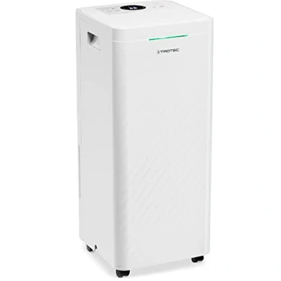 Abbildung von TROTEC Luftentfeuchter TTK 64 HEPA, für 125 m3 Räume, Entfeuchtung 24,00 l/Tag, Tank 3,50 l, Entfeuchtungsautomatik mit Zielwertvorwahl zwischen 30 und 80 %