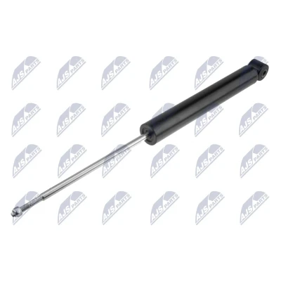 Abbildung von NTY A RE 024 Stoßdämpfer Hinterachse Gasdruck Teleskop oben Stift, unten Auge RENAULT: Clio III Schrägheck (BR0/1, CR0/1) 1.2