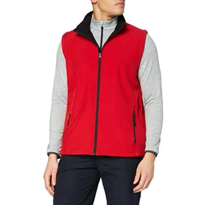 Abbildung von Result Ergebnis r232 m bedruckbar Softshell Bodywarmer XL rot/schwarz