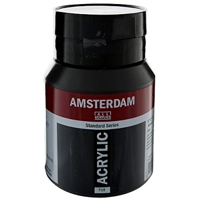 Abbildung von Amsterdam Standard Serie Acrylglas 500 ml Oxid Schwarz 735