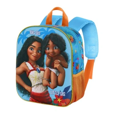 Abbildung von Disney Vaiana Sisters Elite 3D Rucksack, Mehrfarbig, 26 x 31 cm, Kapazität 8 L
